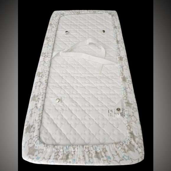 LIKE NEW Colgate waterproof white baby diaper changing pad table mat16x33 inches - Picture 2 of 4